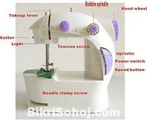 Mini electric sewing machine